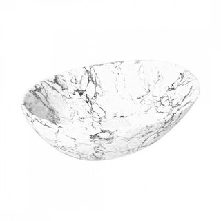 Раковина чаша Maretti EN13NS87-740MR, белый мрамор